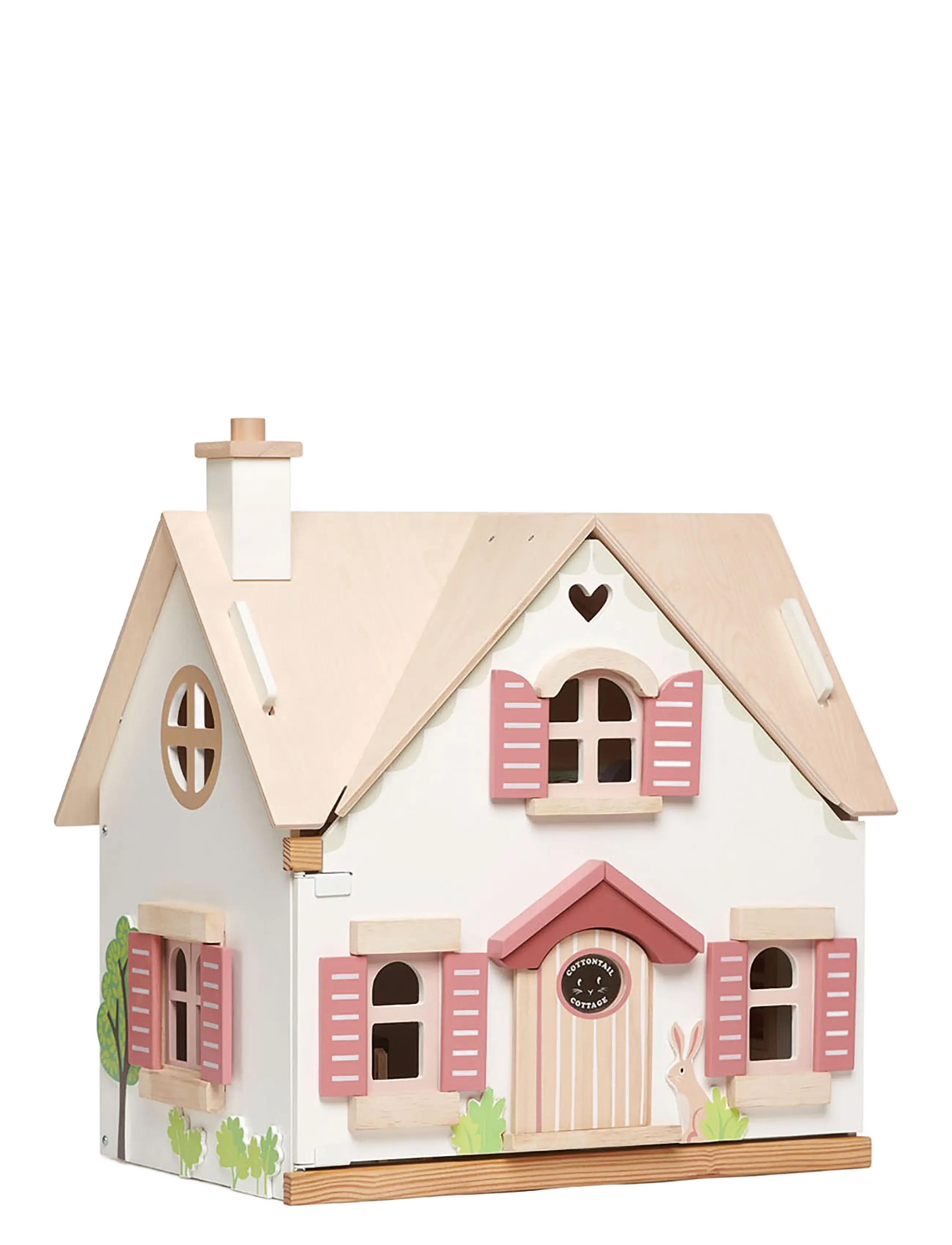 Dollhouse with Furniture - Cottontail Cottage - MULTI