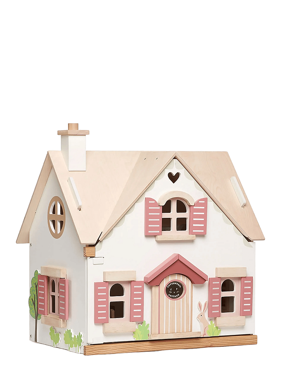 Tender Leaf - Dollhouse with Furniture - Cottontail Cottage - nukumajad - multi - 1