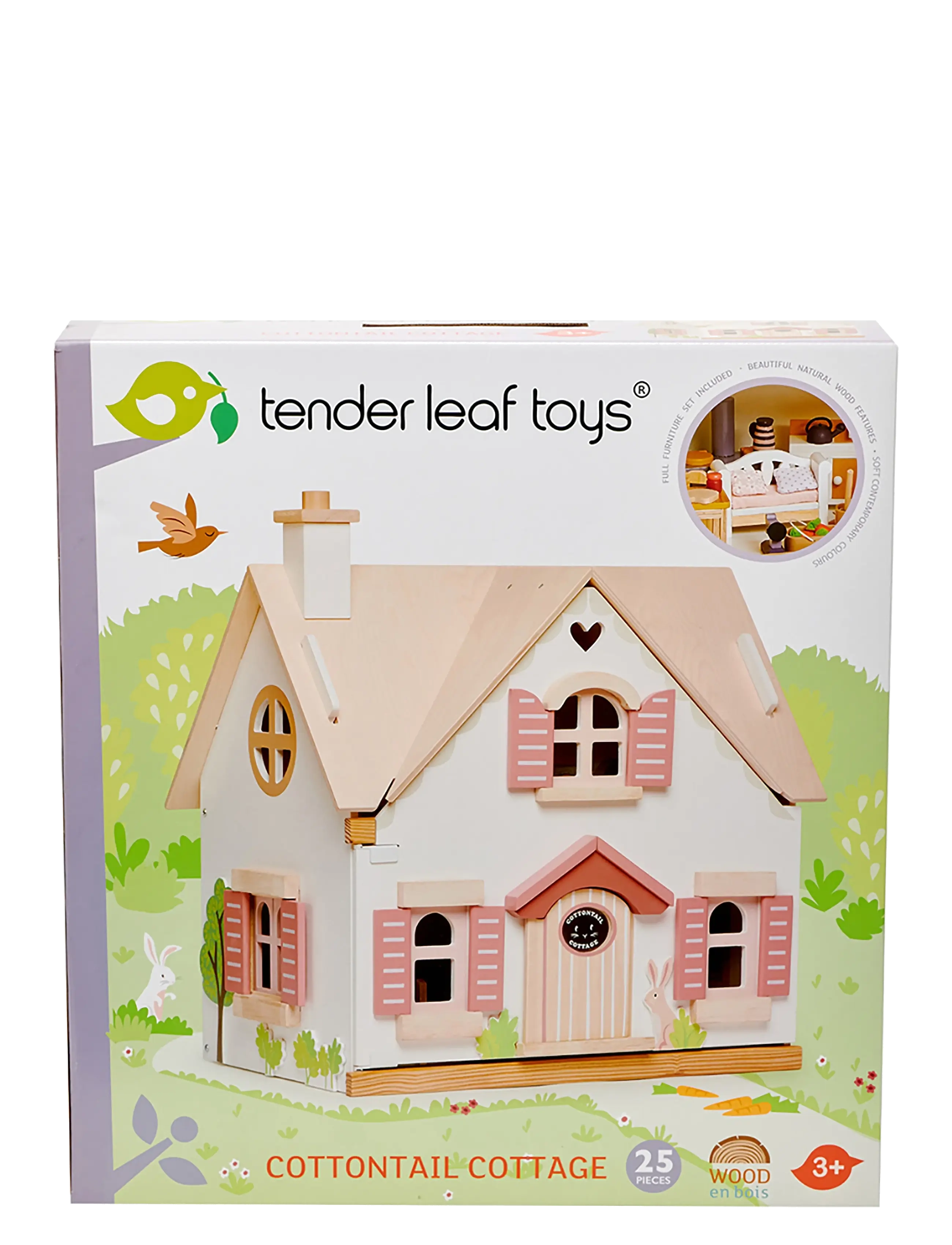Tender Leaf - Dollhouse with Furniture - Cottontail Cottage - nukumajad - multi - 4