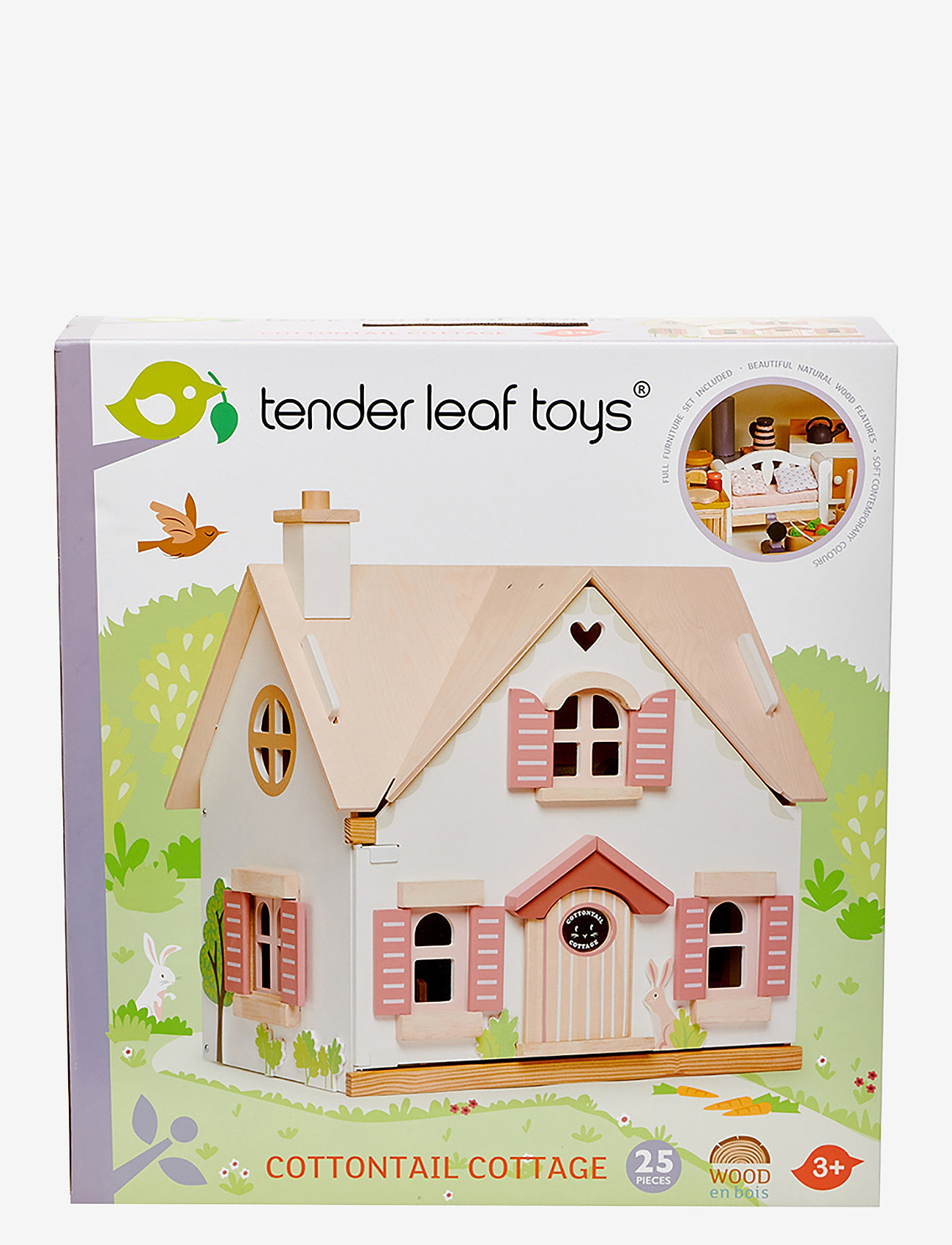 Tender Leaf - Dollhouse with Furniture - Cottontail Cottage - multi - 5