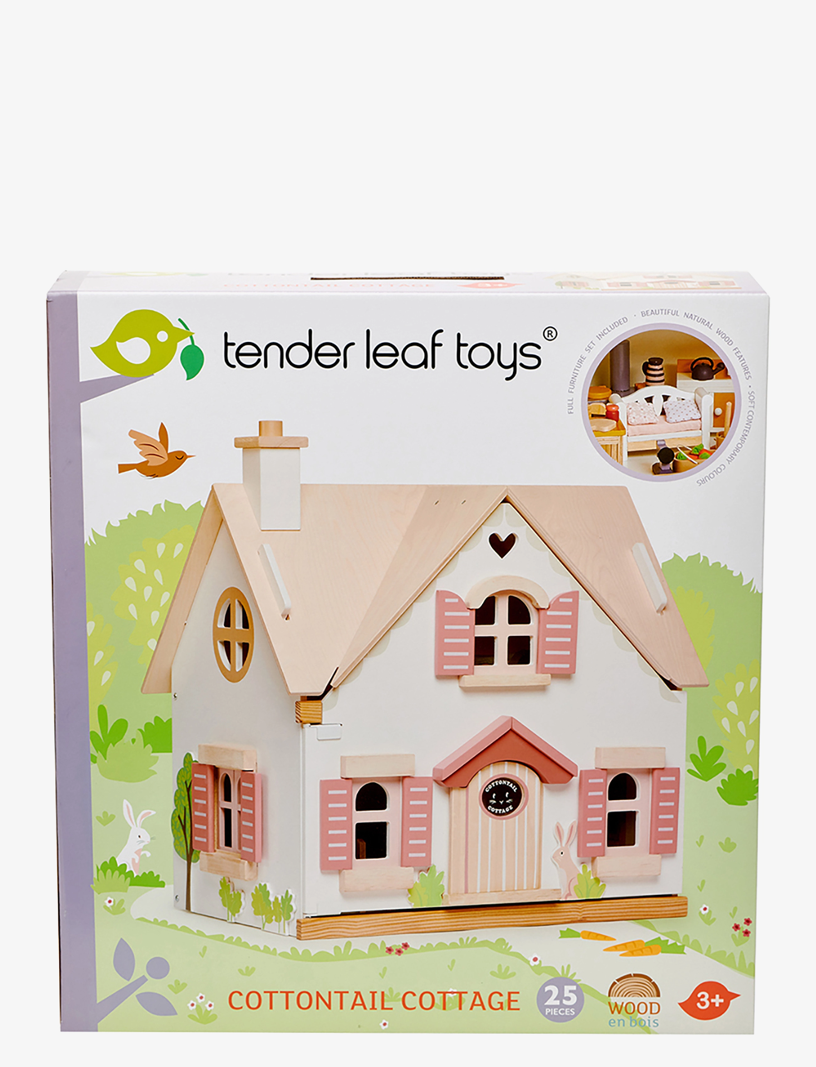 Tender Leaf - Dollhouse with Furniture - Cottontail Cottage - nukumajad - multi - 5