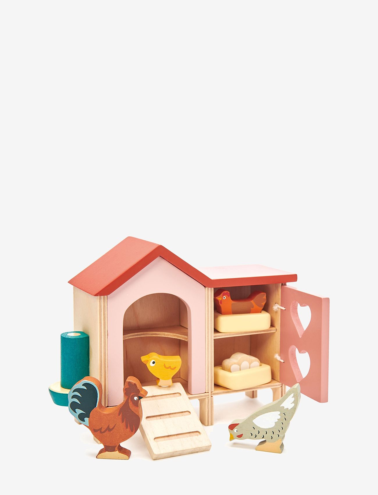 Tender Leaf - Dollhouse Set - Chicken Coop - træfigurer - multi - 1