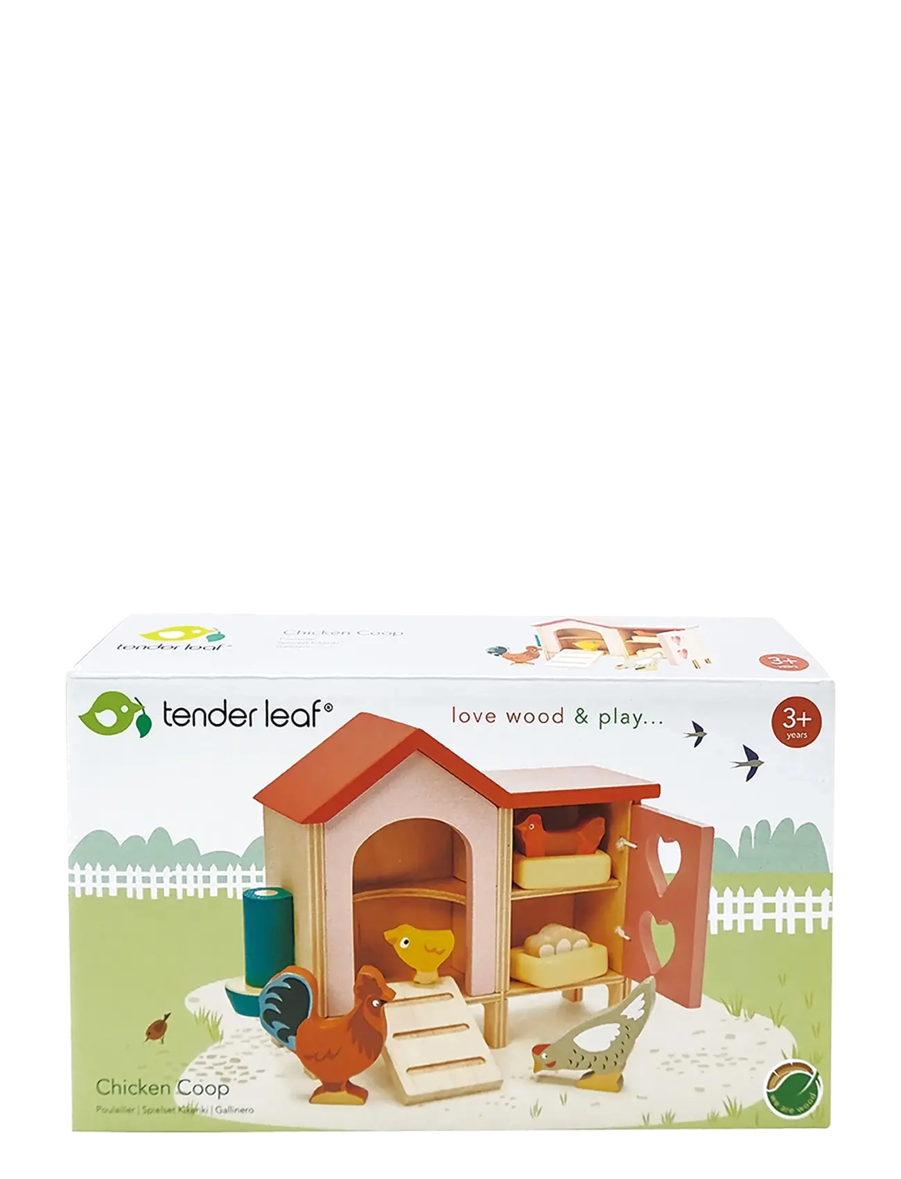 Tender Leaf - Dollhouse Set - Chicken Coop - leksakssets & figurer - multi - 3