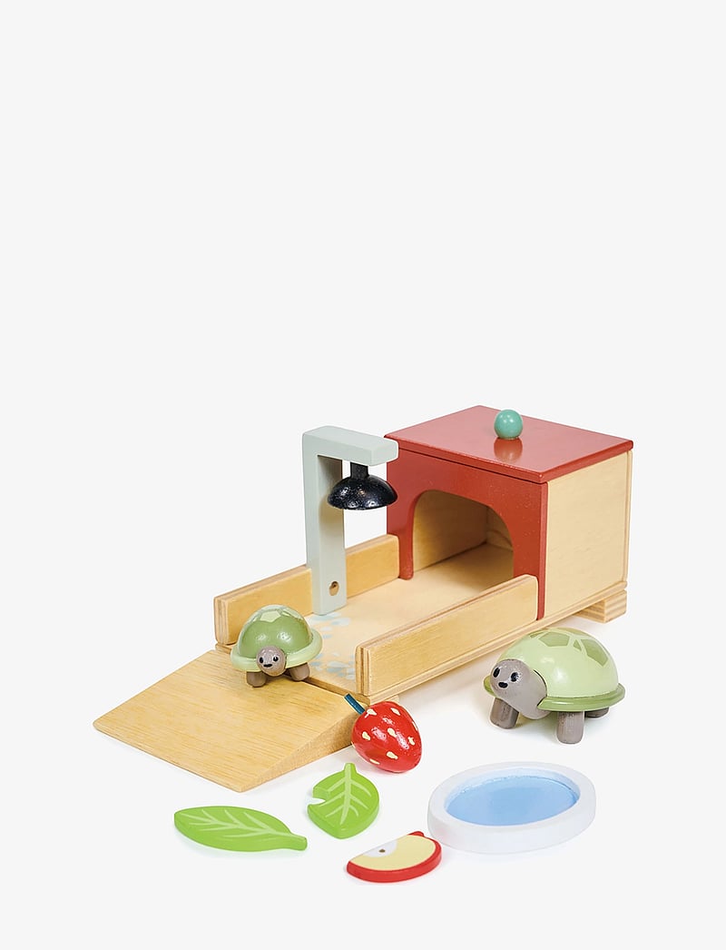 Tender Leaf - Dollhouse Set - Pet Turtle - puidust figuurid - red - 1