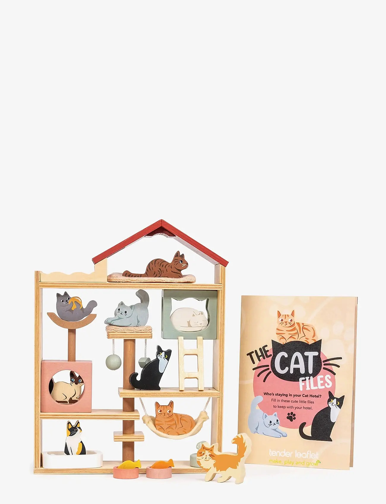 Tender Leaf - Cat Hotel - Purrfect Stay - nukumaja tarvikud - multi - 1