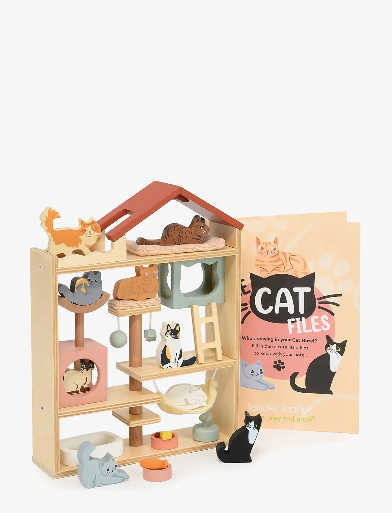 Tender Leaf - Cat Hotel - Purrfect Stay - nukumaja tarvikud - multi - 3