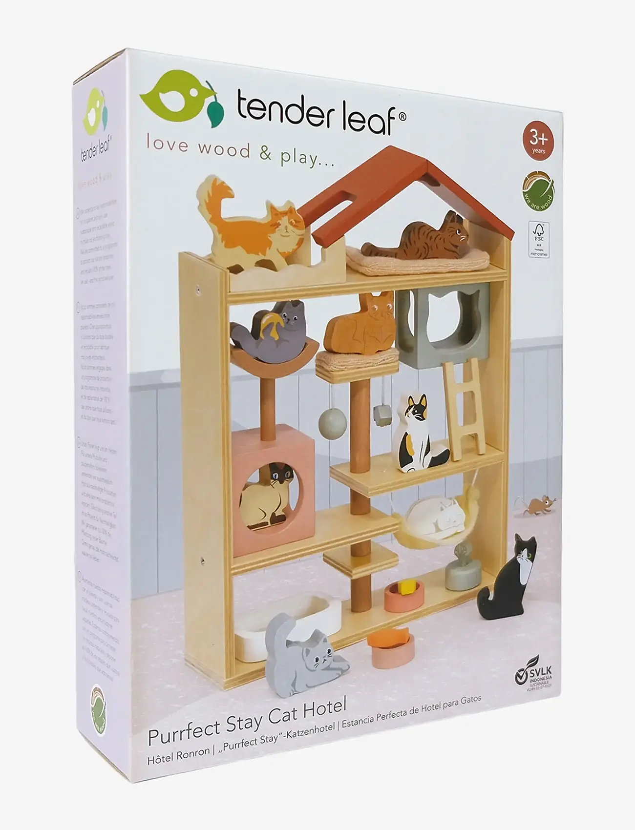 Tender Leaf - Cat Hotel - Purrfect Stay - nukumaja tarvikud - multi - 4