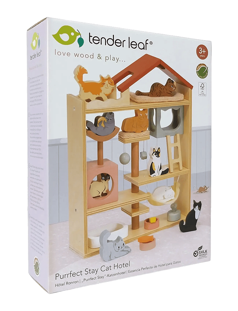 Tender Leaf - Cat Hotel - Purrfect Stay - nukumaja tarvikud - multi - 4