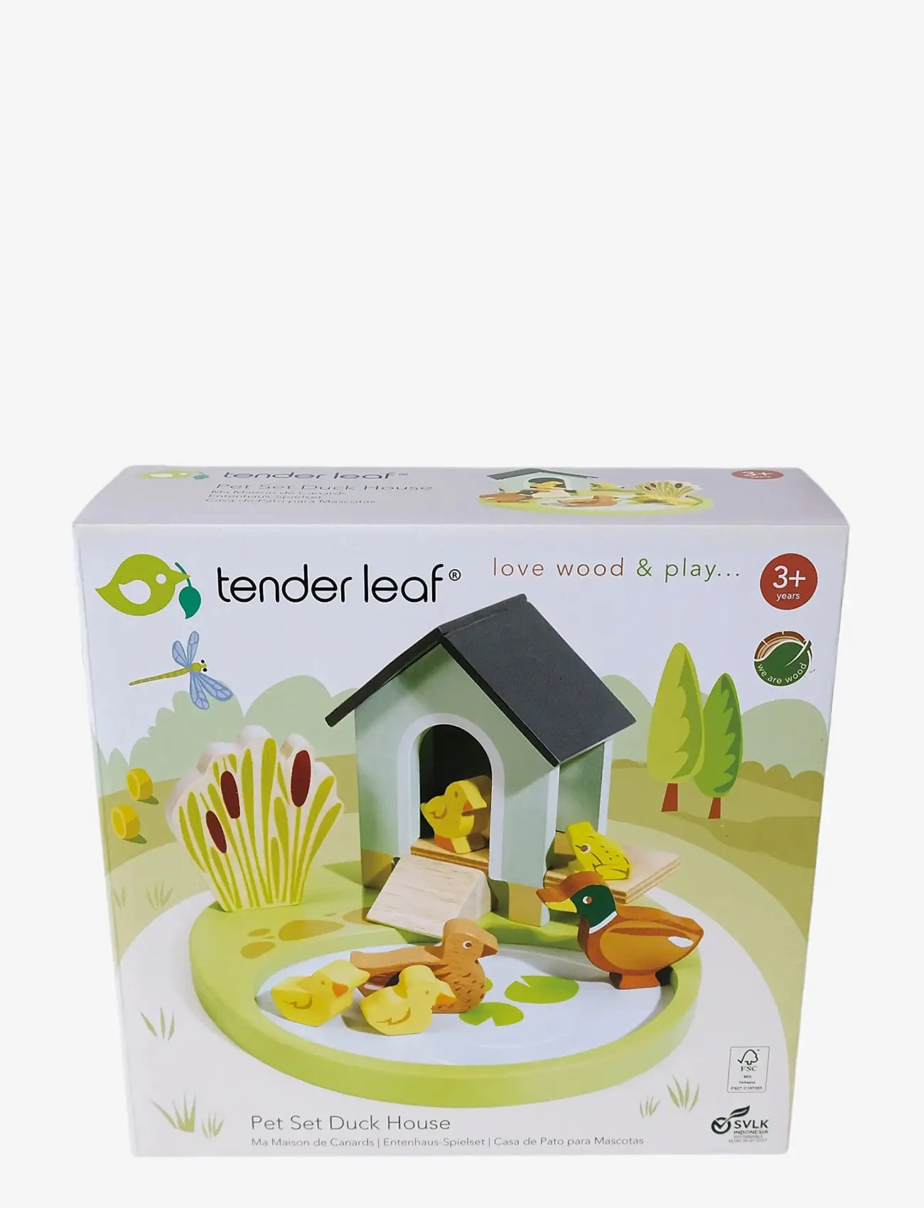 Tender Leaf - Duck Pond - legesæt - mint - 4