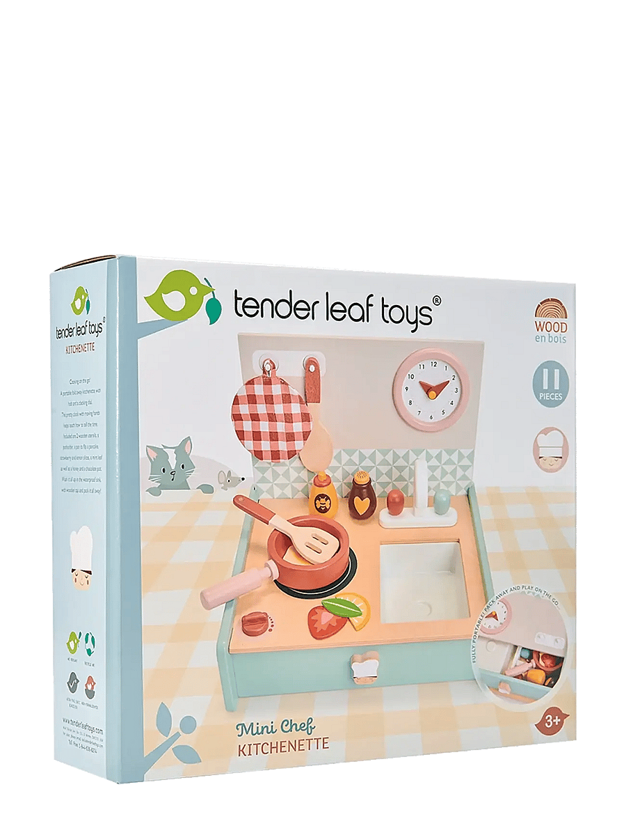 Tender Leaf - Mini Chef - Kitchenette - tillbehör till dockhus - multi - 3