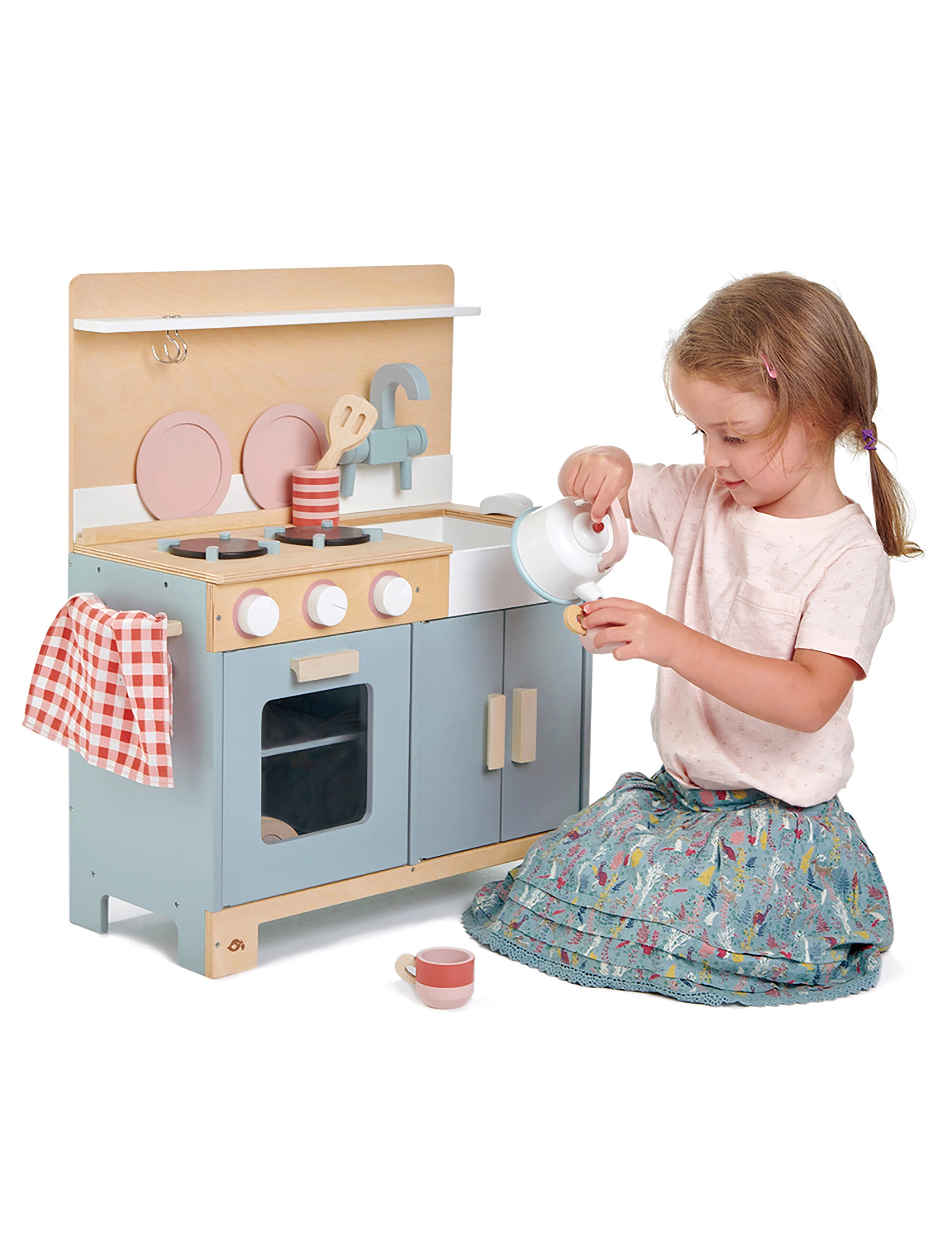 Tender Leaf Mini Chef - Home Kitchen, One Size, Multi/patterned, Legesæt Og Actionfigurer > Træfigurer, Børn