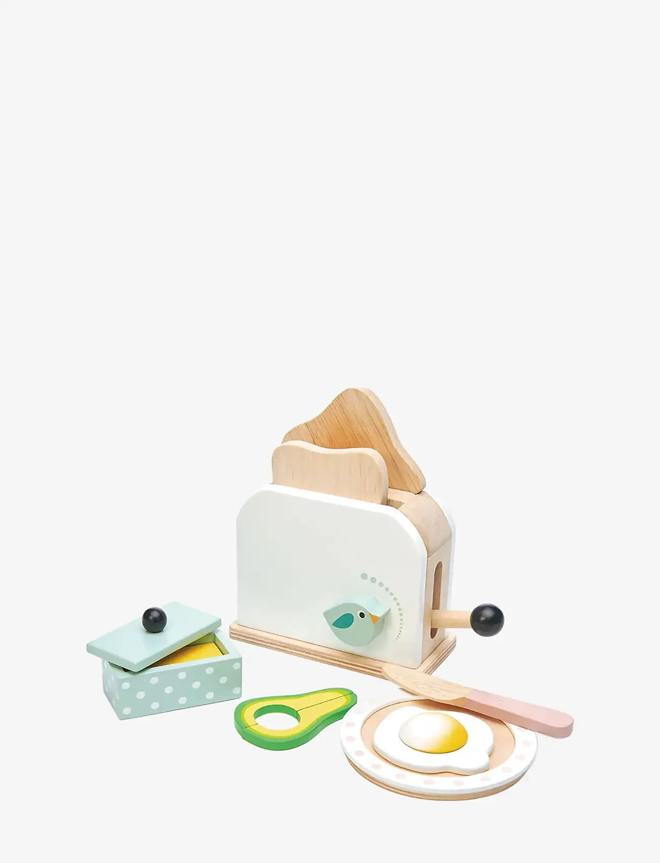 Tender Leaf - Mini Chef - Breakfast Toaster Set - leksaksmat & leksakstårtor - multi - 0