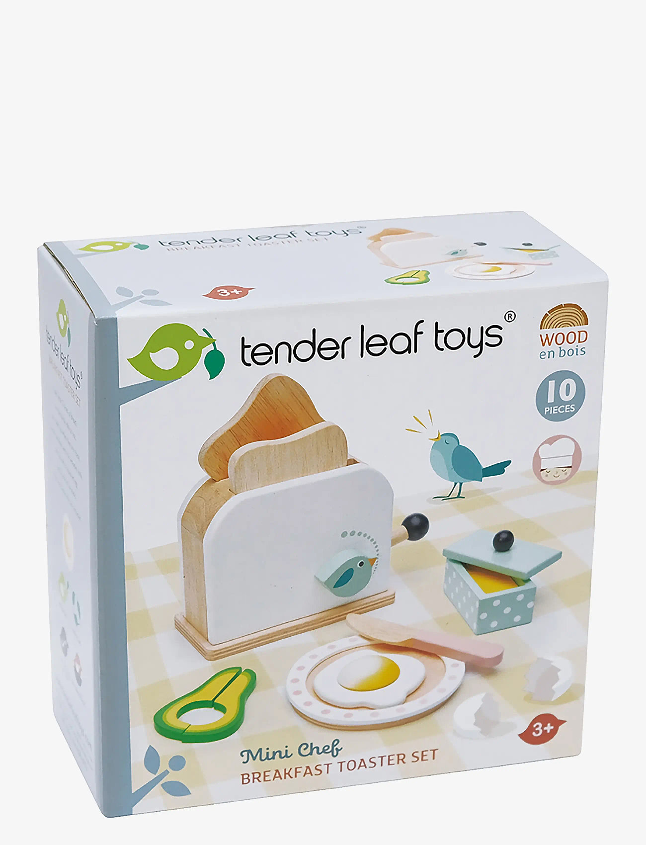 Tender Leaf - Mini Chef - Breakfast Toaster Set - leksaksmat & leksakstårtor - multi - 1