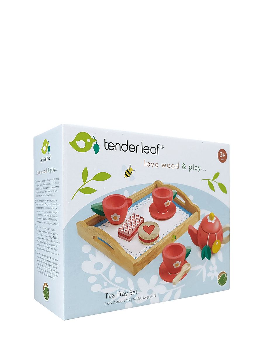 Tender Leaf - Tea Tray Set - Strawberry - kohvi- ja teeserviisid - red - 2