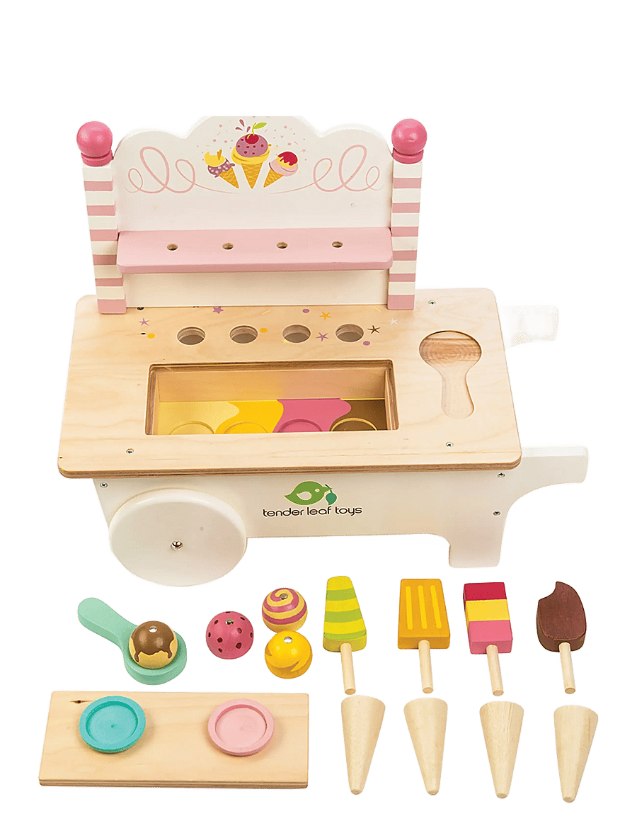 Tender Leaf - Ice Cream Cart - mängutoit ja -koogid - multi - 2