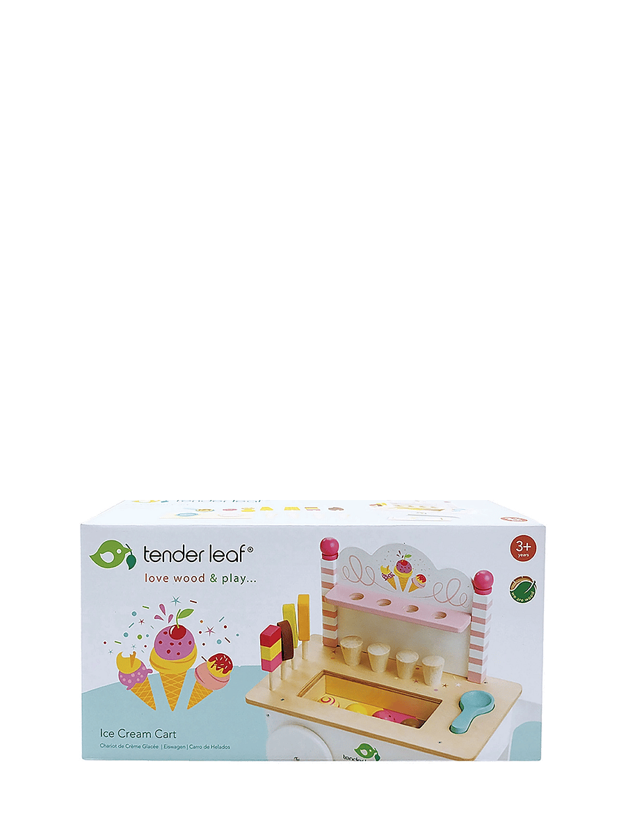 Tender Leaf - Ice Cream Cart - mängutoit ja -koogid - multi - 3