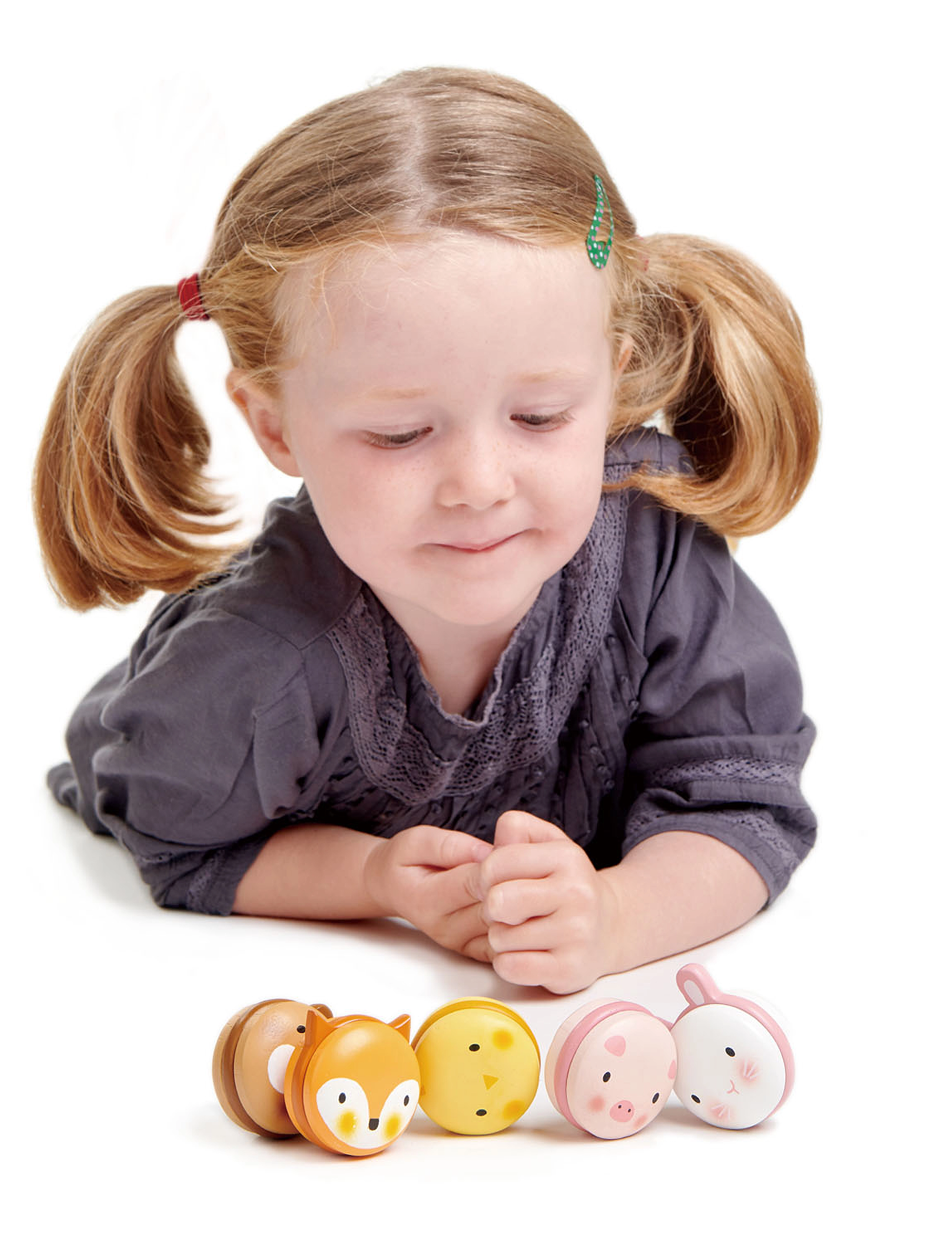 Tender Leaf Animal Macarons, One Size, Multi/patterned, Legetøjskøkken Og Tilbehør > Legetøjsmad Og -Kager, Børn