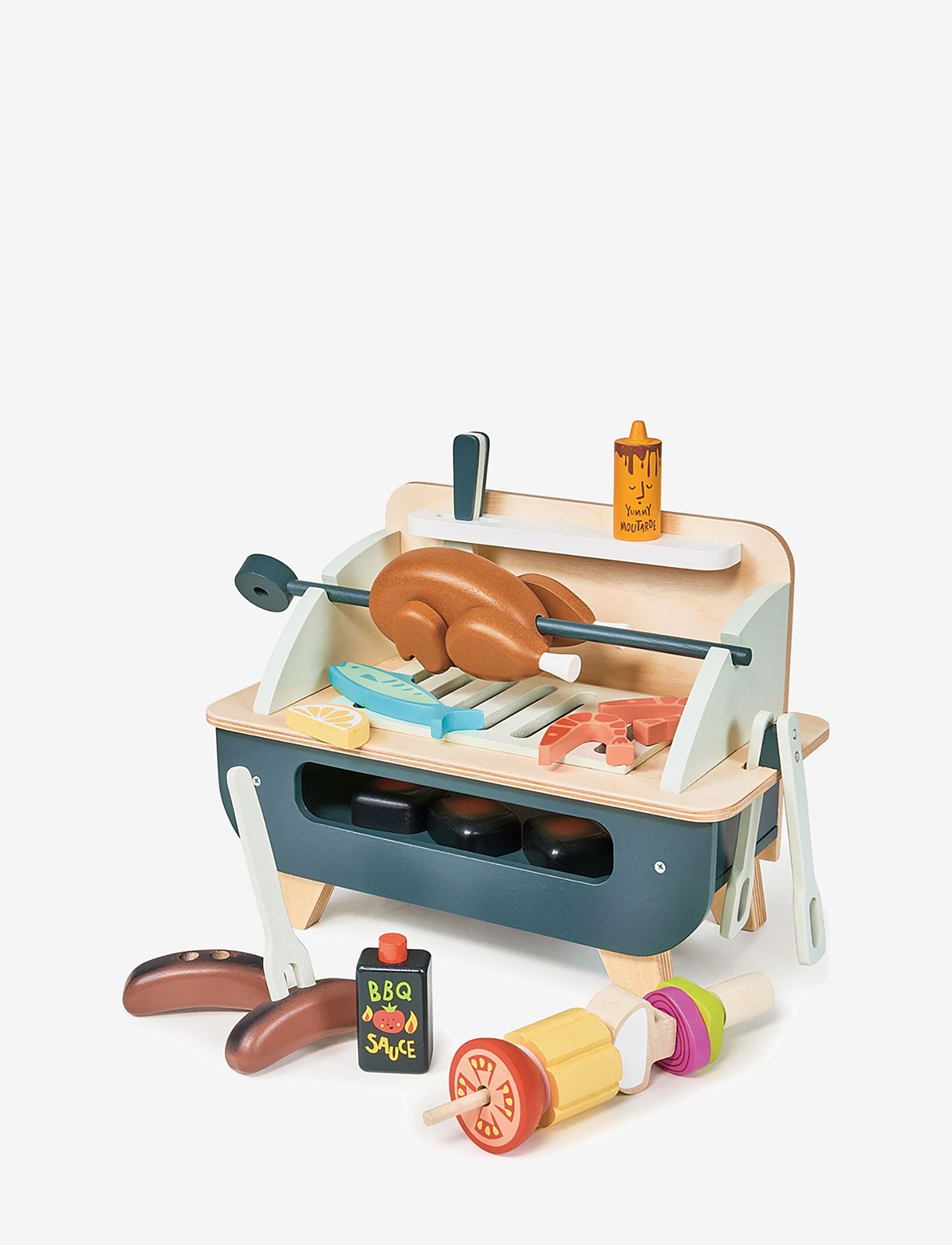 Tender Leaf - BBQ Play Set - leksaksmat & leksakstårtor - blue - 1