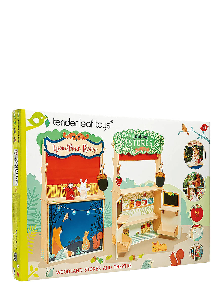 Tender Leaf - Woodenland Store and Theatre - legetøjskøbmandsboder - multi - 5