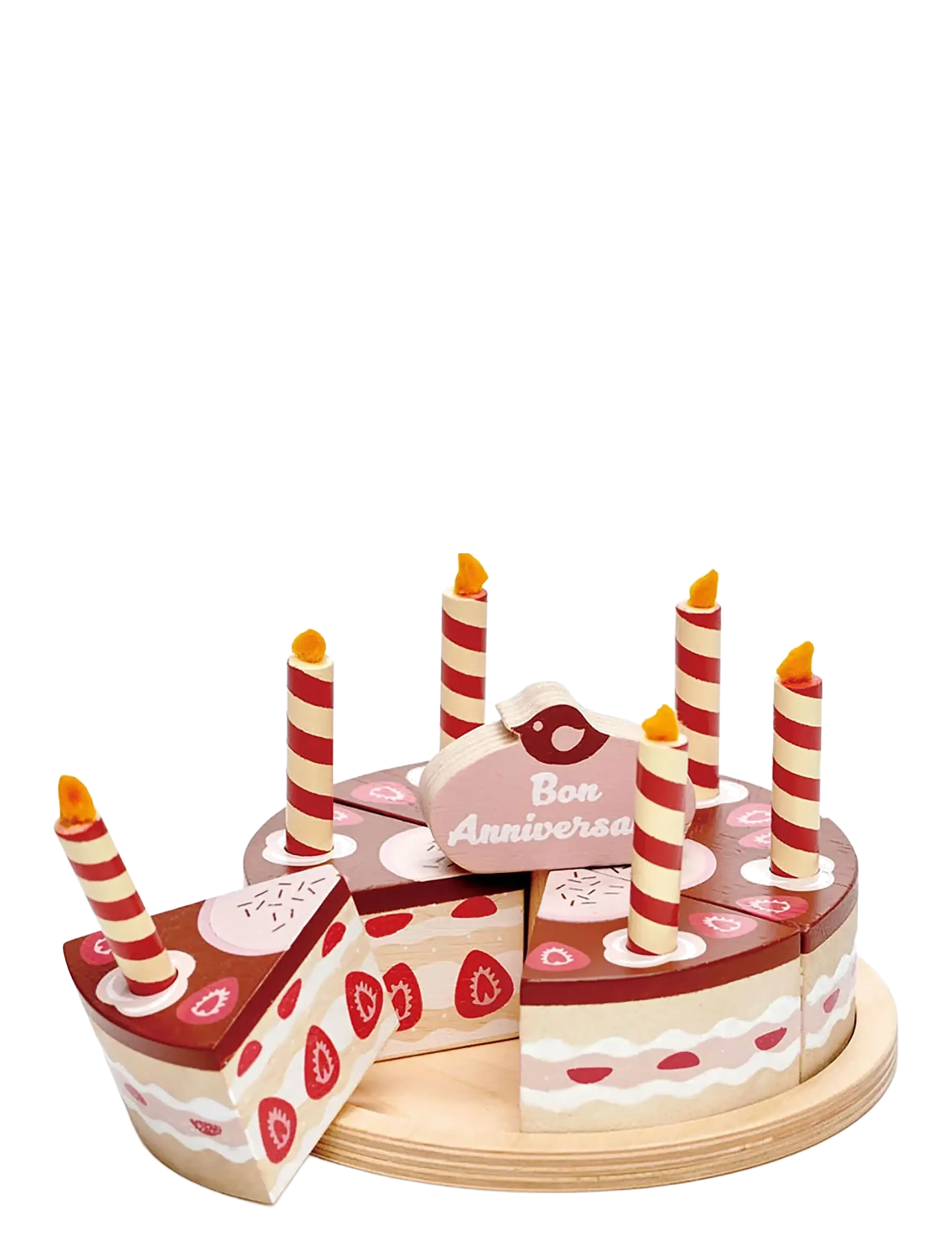 Tender Leaf - Birthday Cake - Chocolate - leksaksmat & leksakstårtor - multi - 2