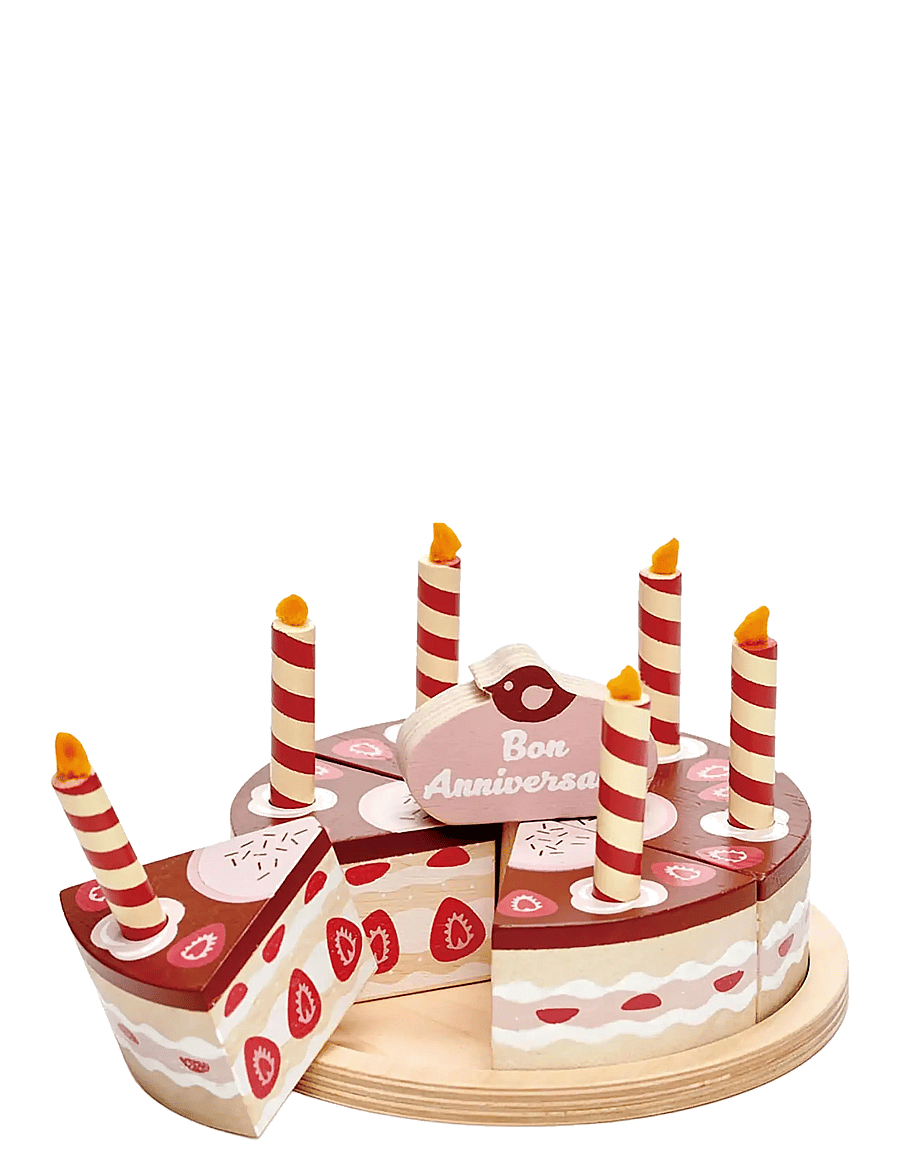 Tender Leaf - Birthday Cake - Chocolate - leksaksmat & leksakstårtor - multi - 2