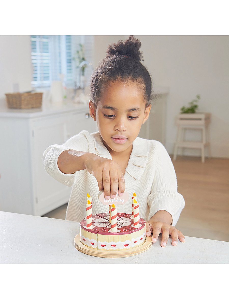 Tender Leaf - Birthday Cake - Chocolate - leksaksmat & leksakstårtor - multi - 0