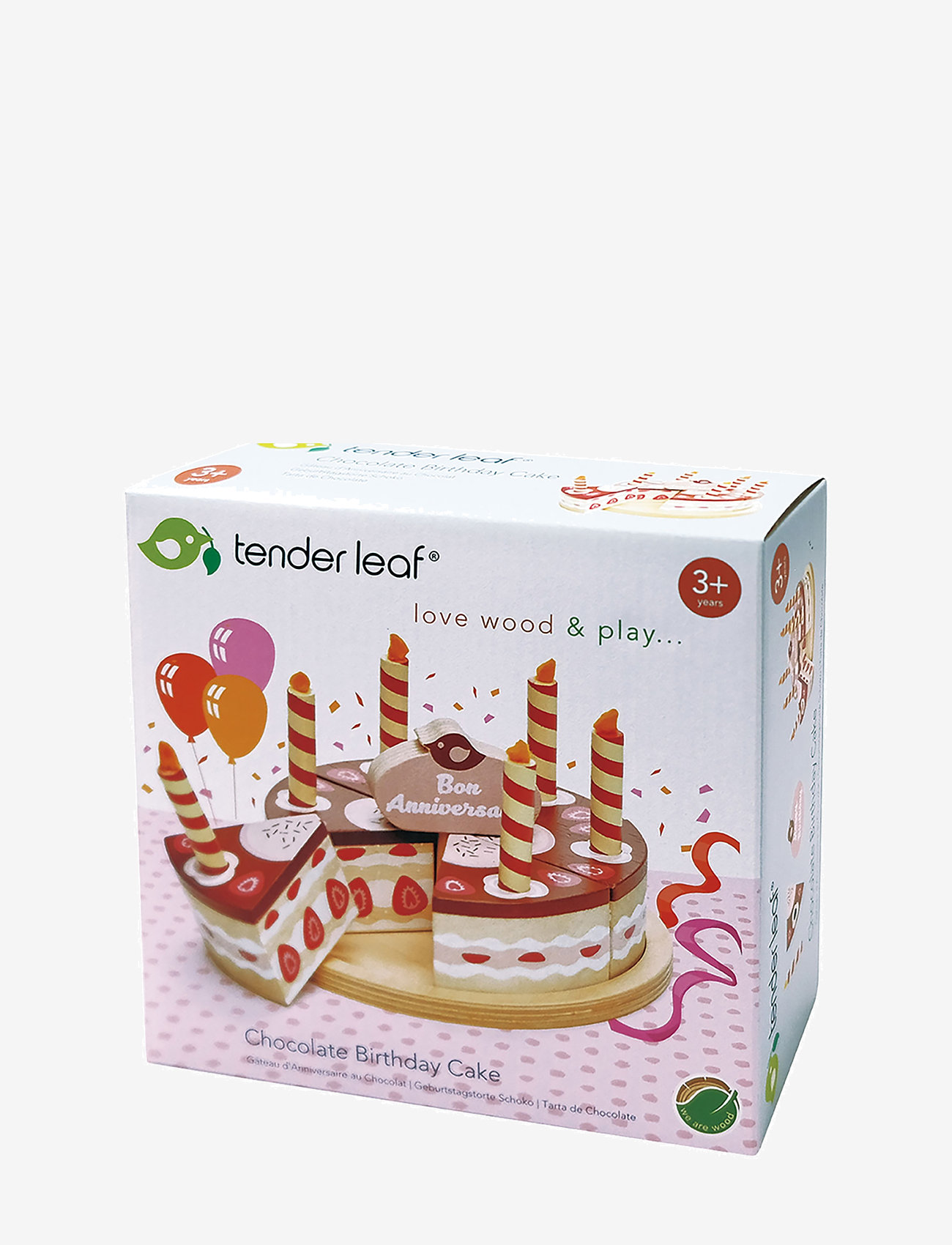 Tender Leaf - Birthday Cake - Chocolate - toy food & cakes - multi - 3
