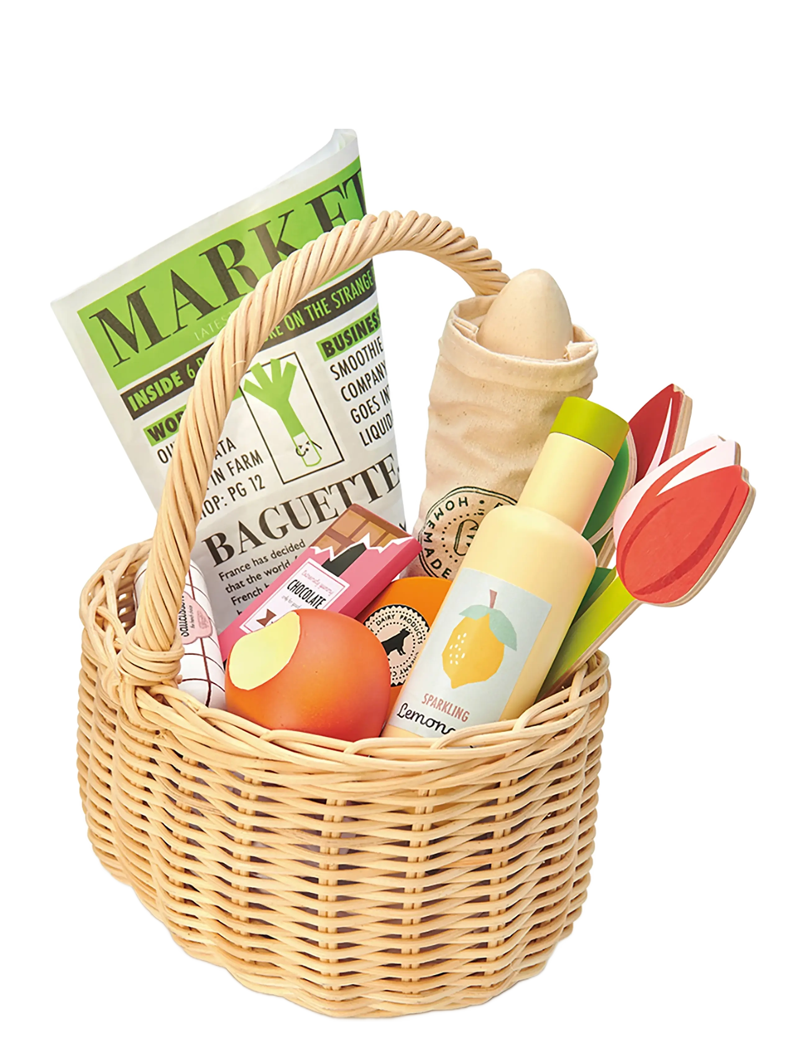 Tender Leaf - Wicker Shopping Basket