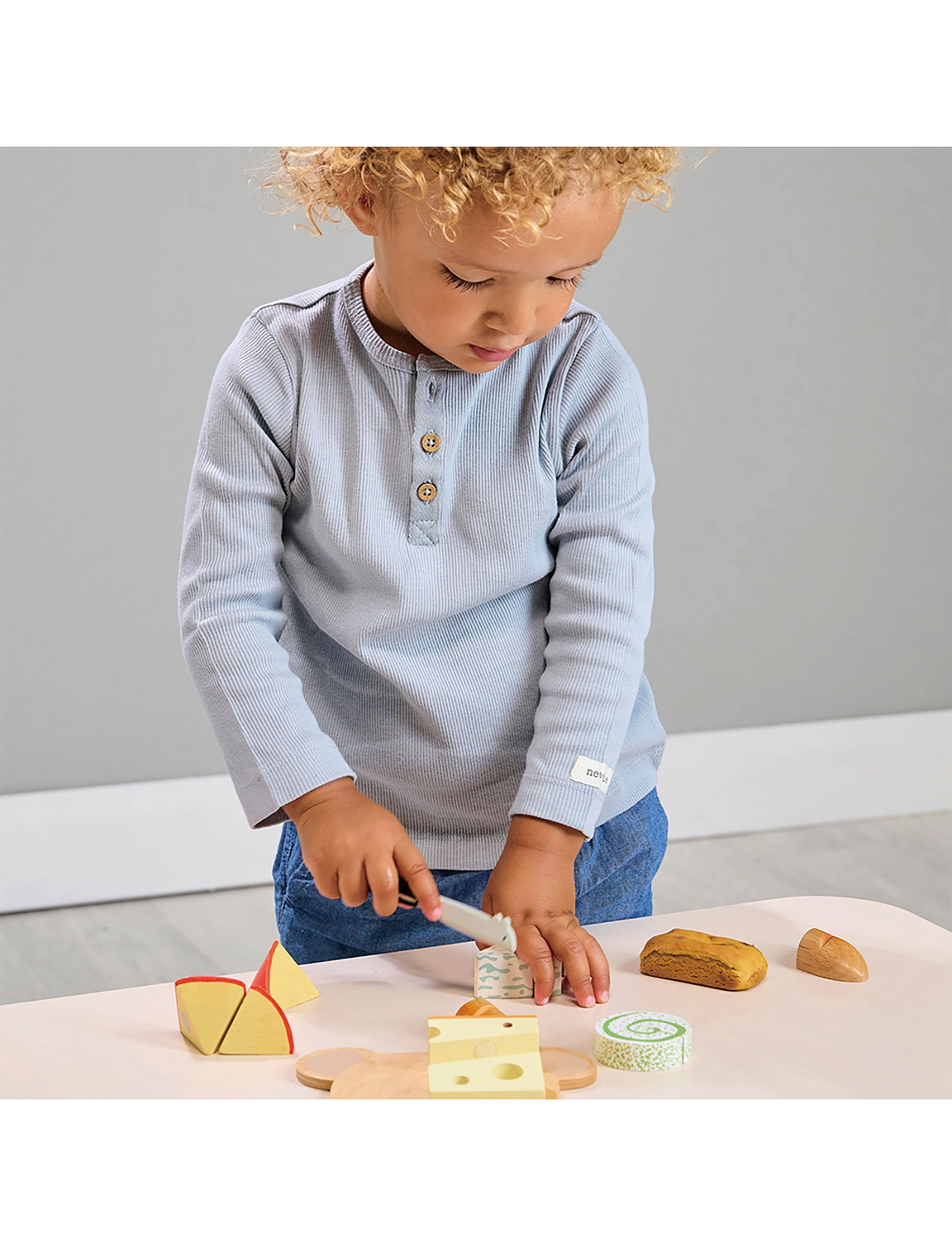 Tender Leaf Cheese - Chopping Board, One Size, Multi/patterned, Legetøjskøkken Og Tilbehør > Legetøjsmad Og -Kager, Børn