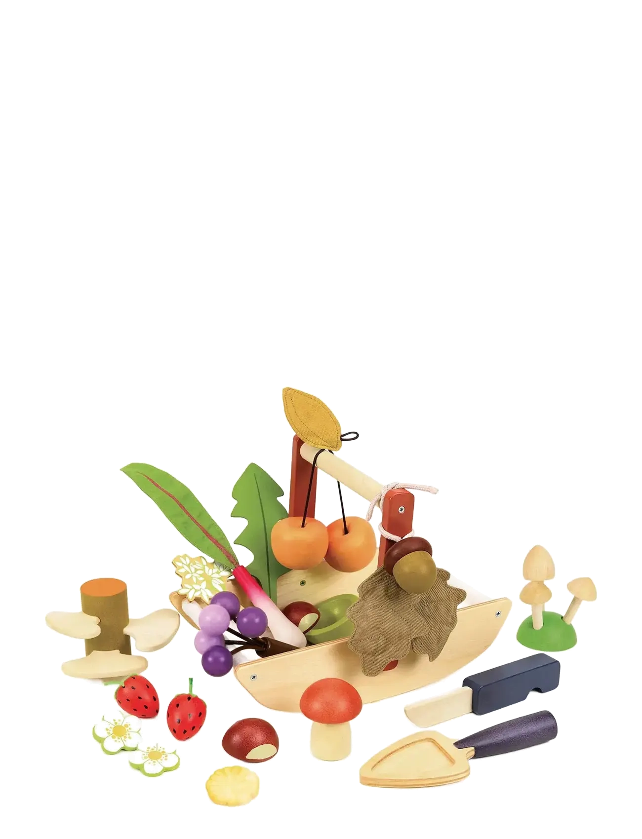 Wild Wood Foraging Basket - MULTI