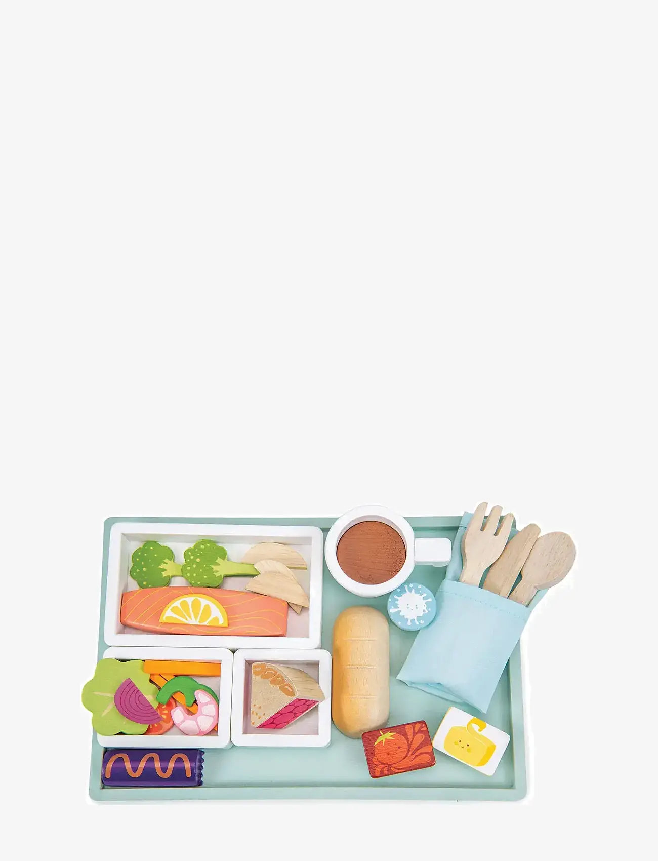 Tender Leaf - Airline Meal Tray - legetøjskøbmandsboder - light blue - 0