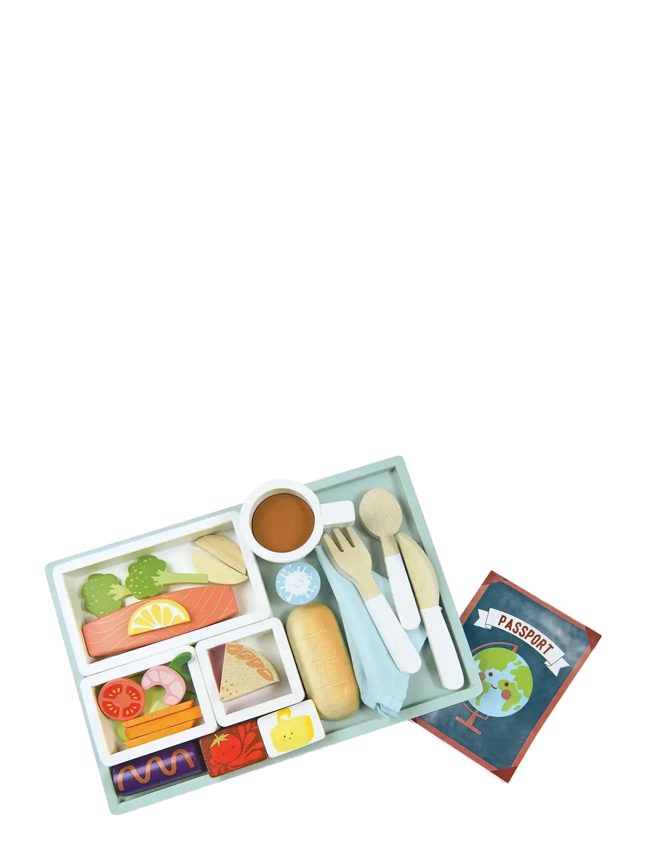 Tender Leaf - Airline Meal Tray - marknadsstånd - light blue - 1