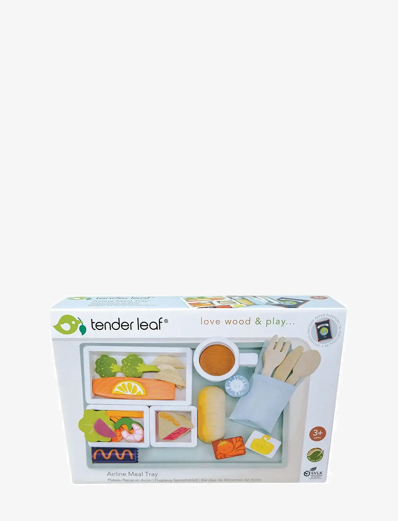 Tender Leaf - Airline Meal Tray - legetøjskøbmandsboder - light blue - 2