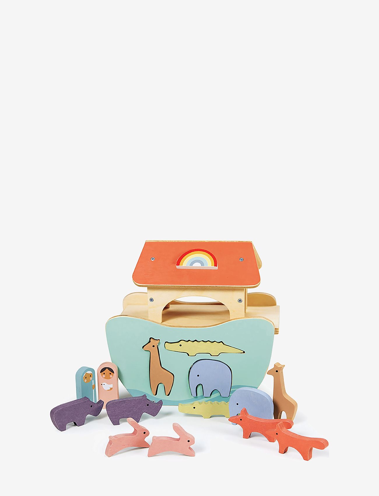 Tender Leaf - Noah's Ark Shape Sorter - Small - sorteerimiskasti mänguasi - green - 1