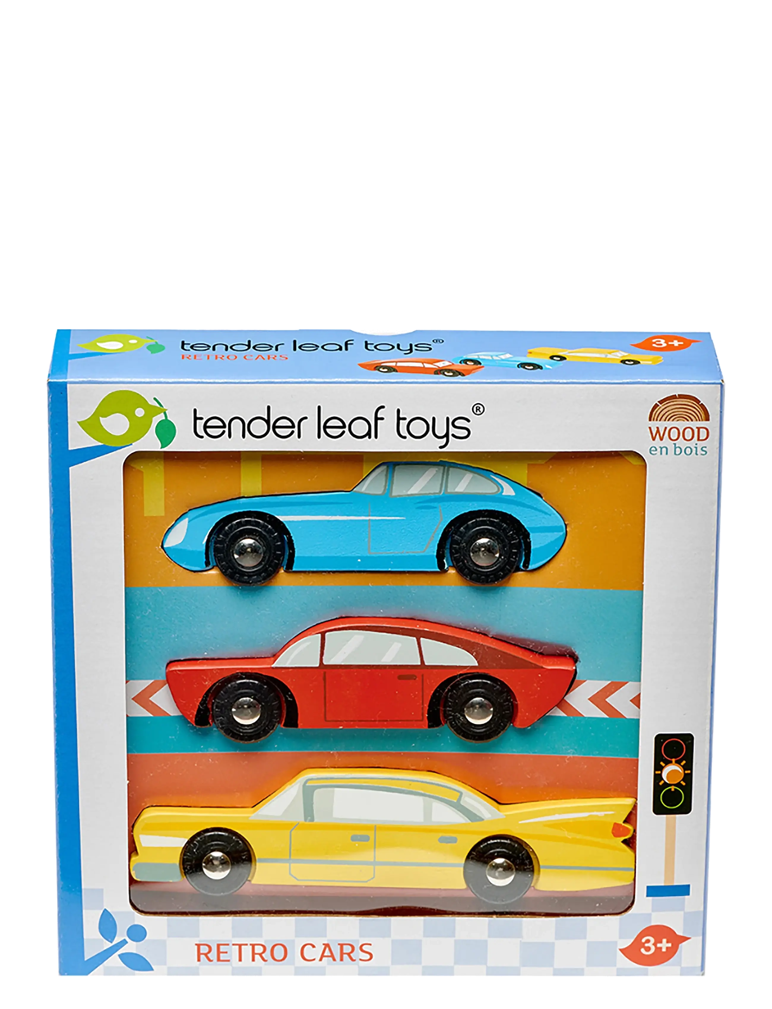 Tender Leaf - 3 Retro Cars - leksaksfordon & bilar - multi - 2