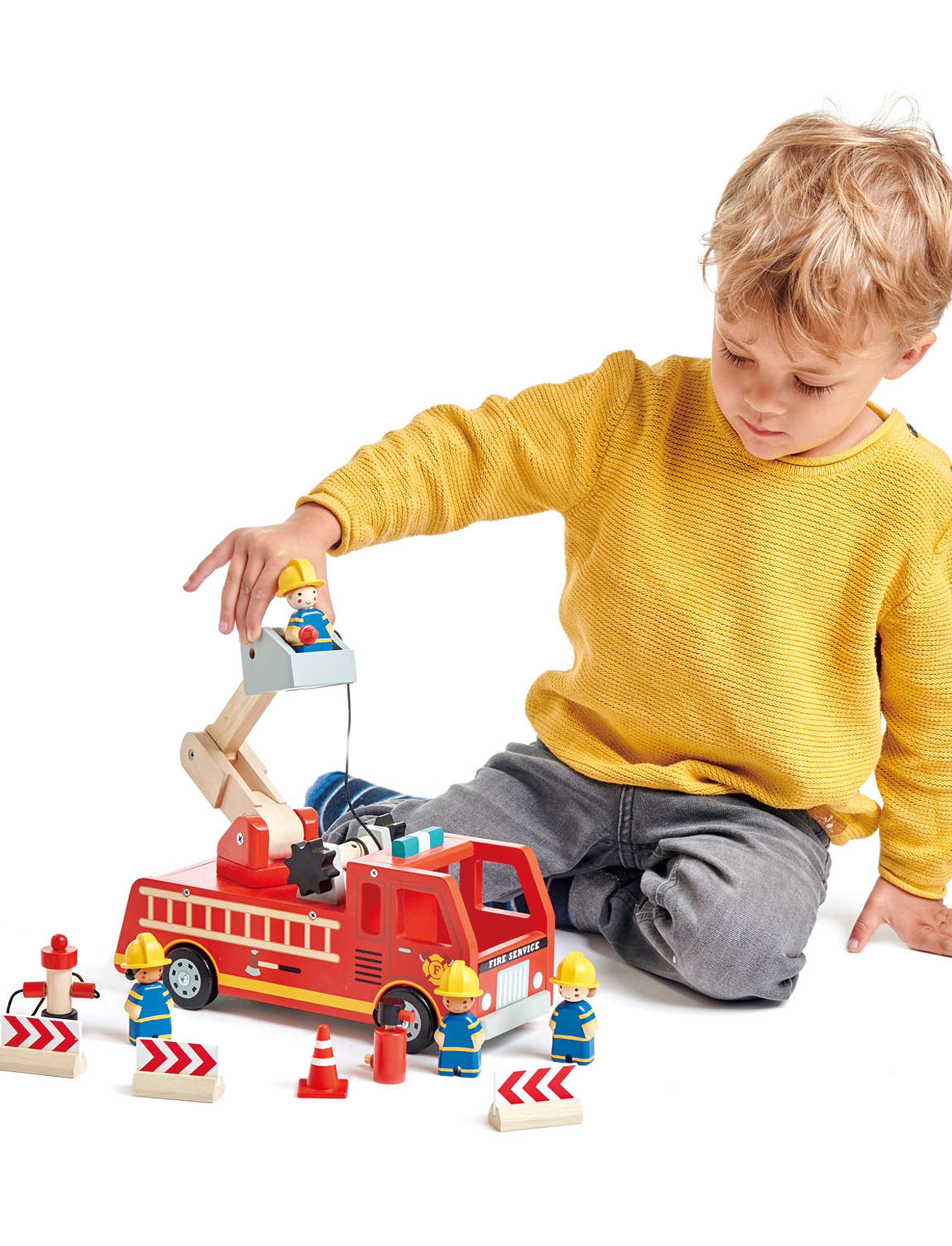 Tender Leaf - Fire Engine - leksaksfordon - multi - 4