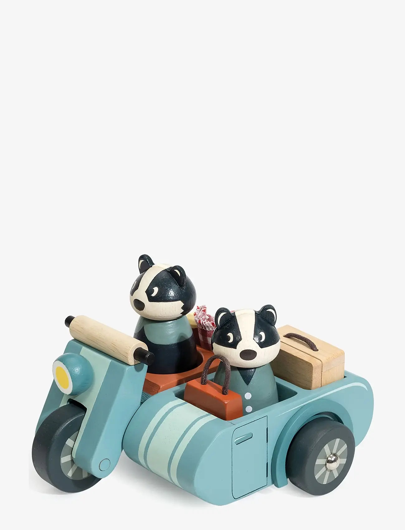 Tender Leaf - Badger Picnic Motorbike Ride - legesæt - blue - 2