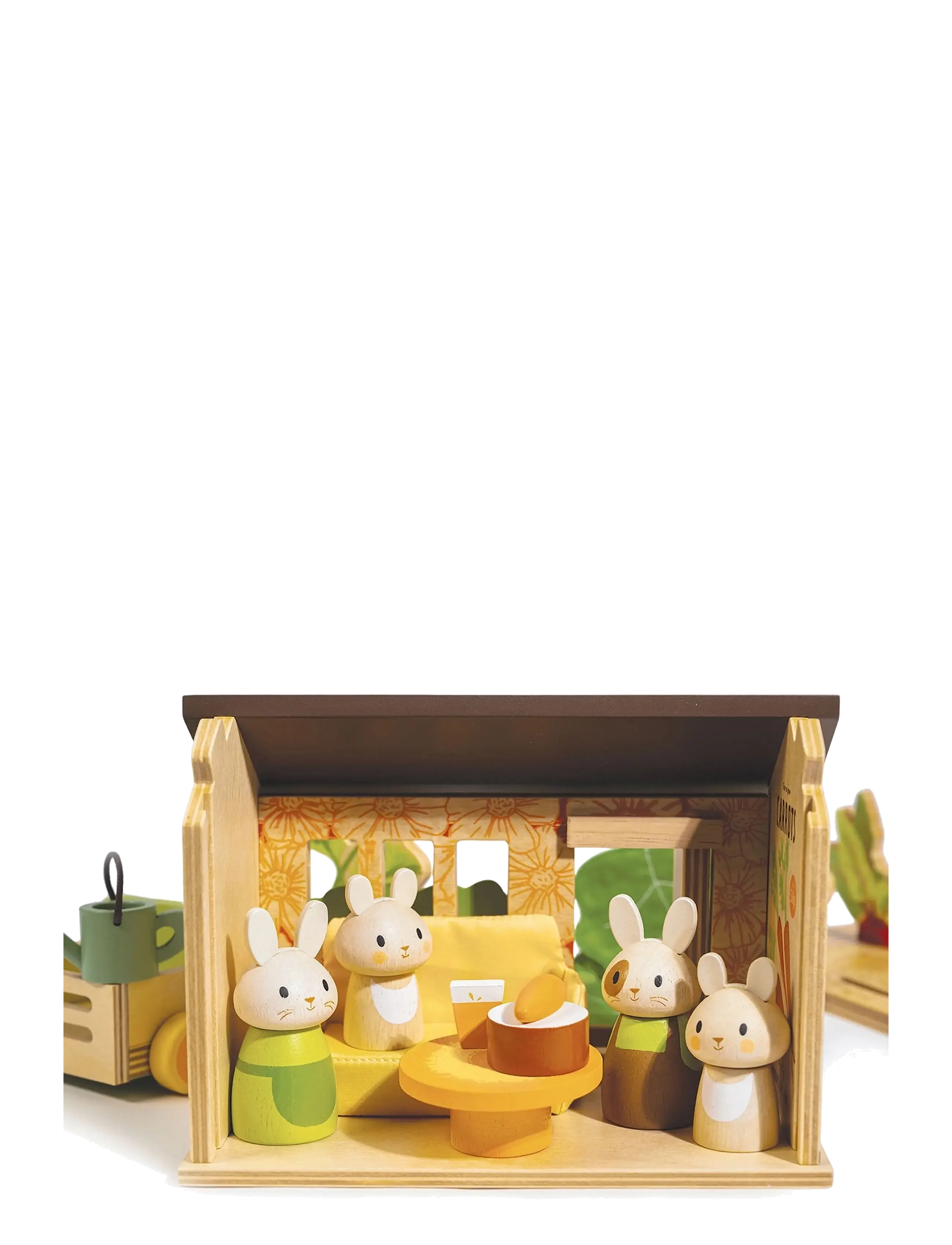 Tender Leaf - Bunny Carrot Cabin - mängukomplektid - multi - 4
