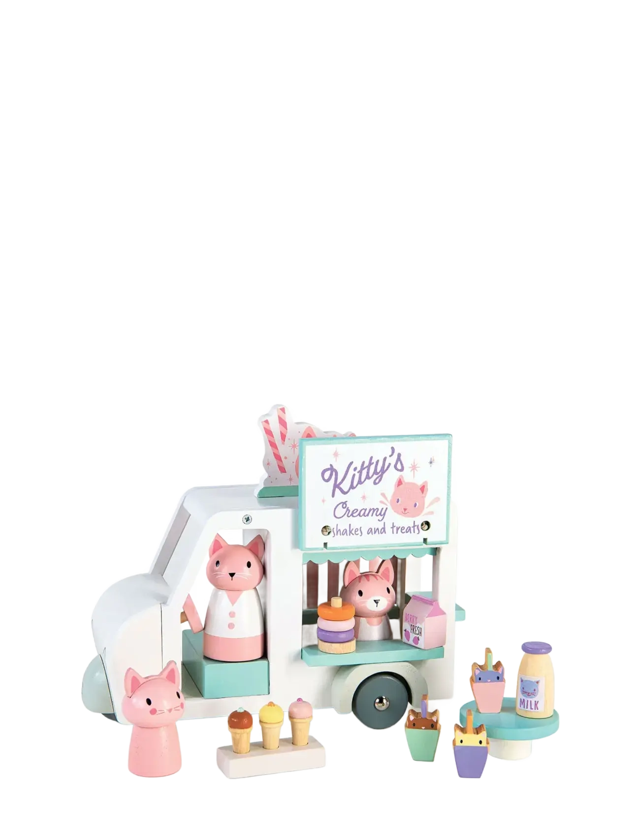 Tender Leaf Kitty's Milkshake Van - Jõulukingid - WHITE / multi