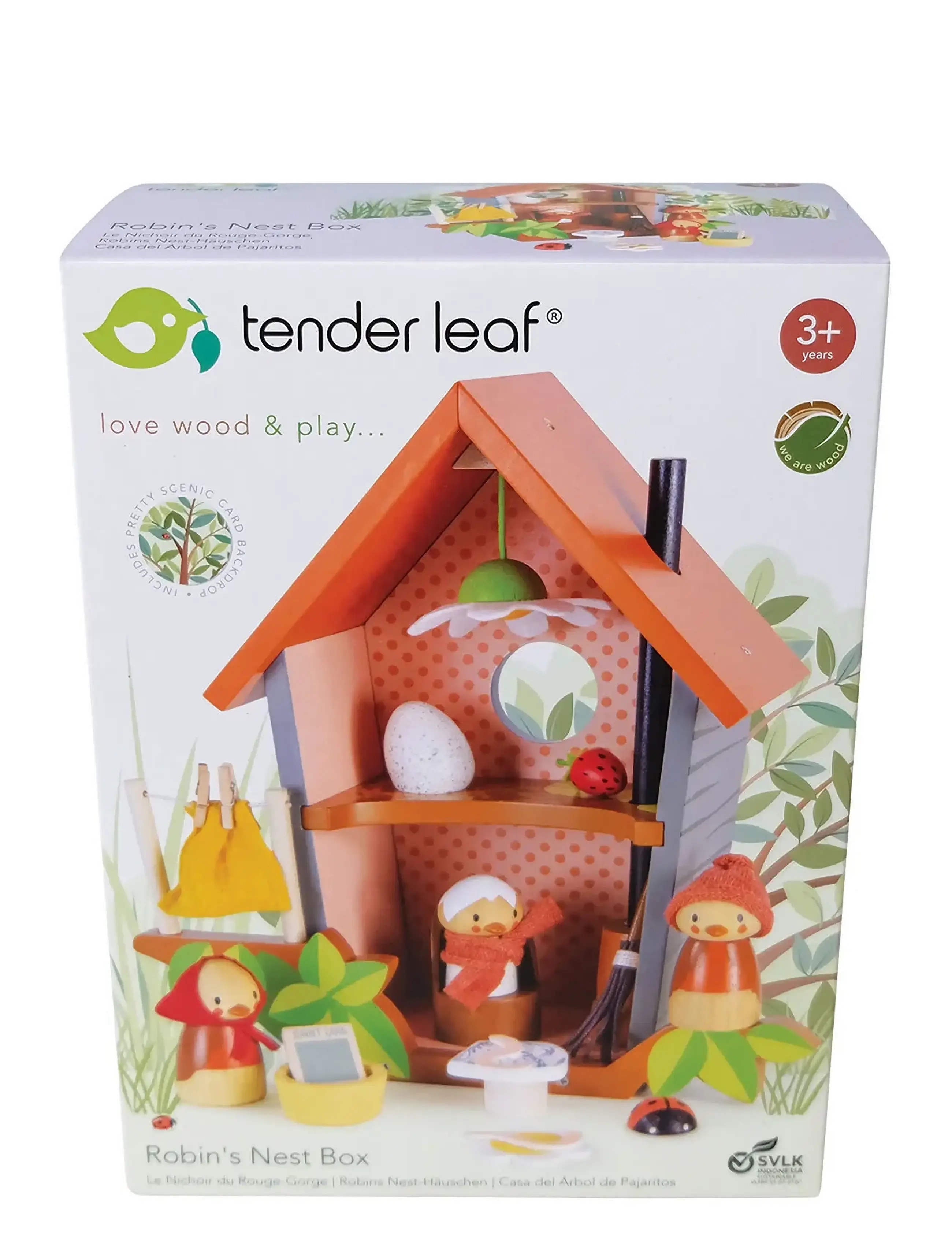 Tender Leaf - Robin's Nest Box - lekset - pink - 1