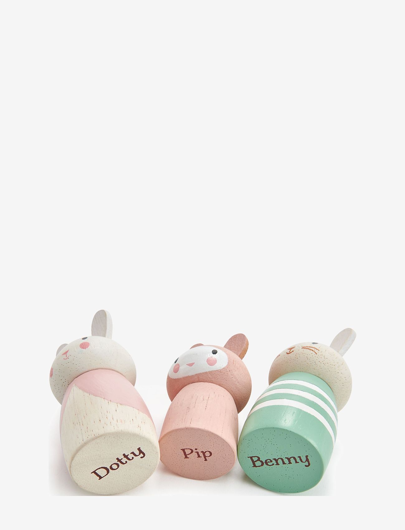 Tender Leaf - Bunny Family - träfigurer - multi - 2