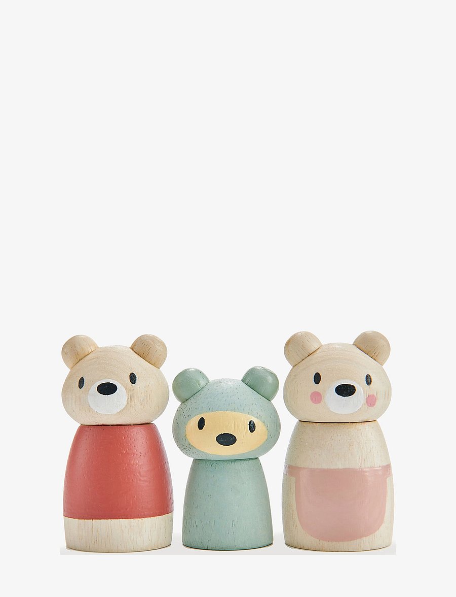Tender Leaf - Bear Family - träfigurer - multi - 1