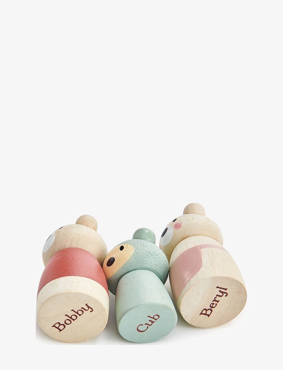 Tender Leaf - Bear Family - träfigurer - multi - 2
