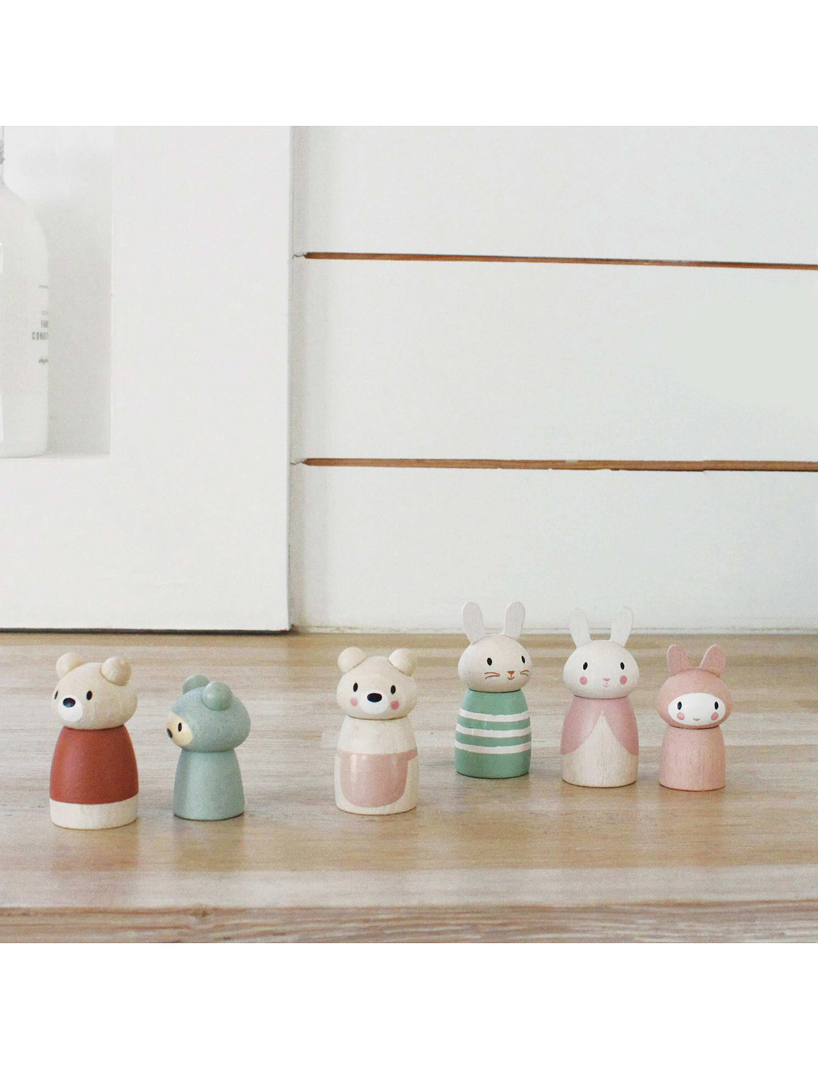 Tender Leaf - Bear Family - träfigurer - multi - 3