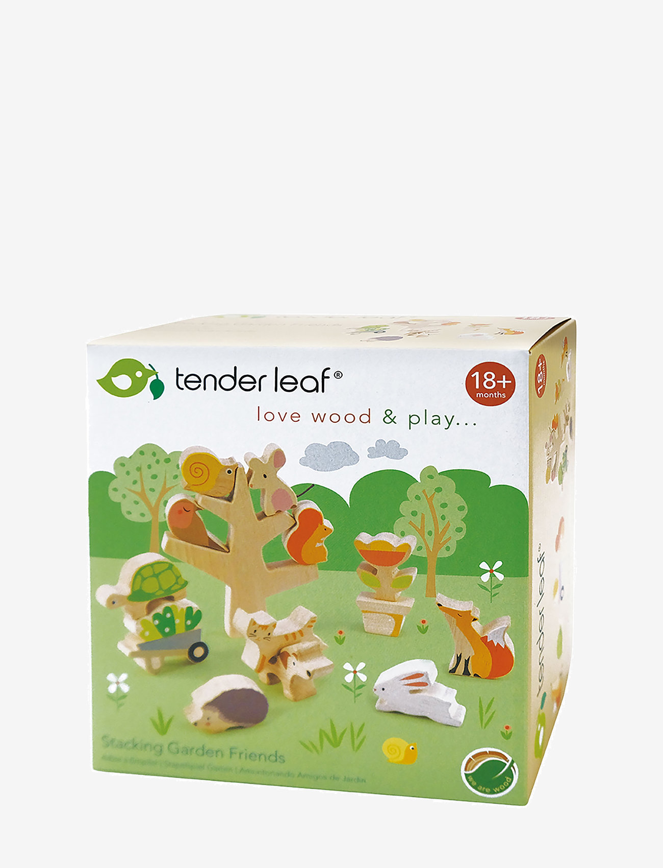 Tender Leaf - Stacking Garden Friends - stapelbare blokk - multi - 3