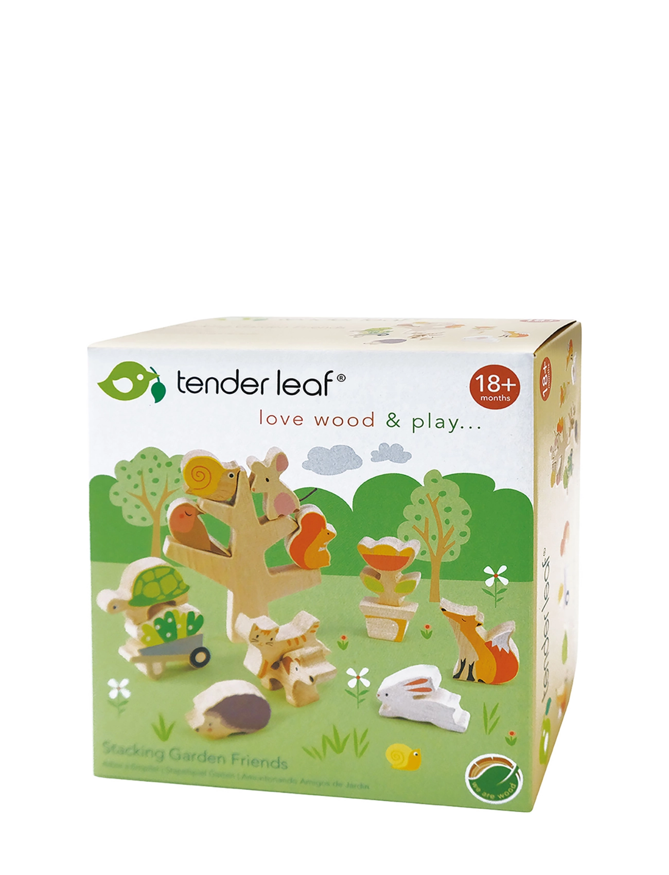 Tender Leaf - Stacking Garden Friends - stapelbare blokk - multi - 3