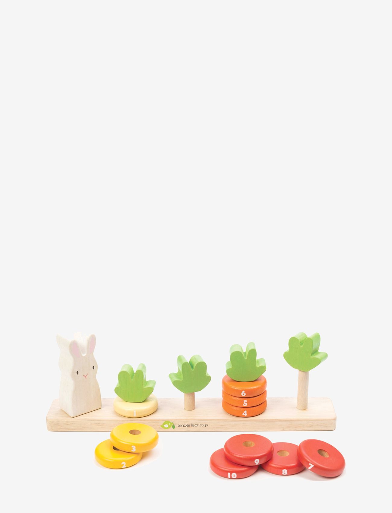 Tender Leaf - Stacker Game Counting Carrots - stapelbare blokk - multi - 2