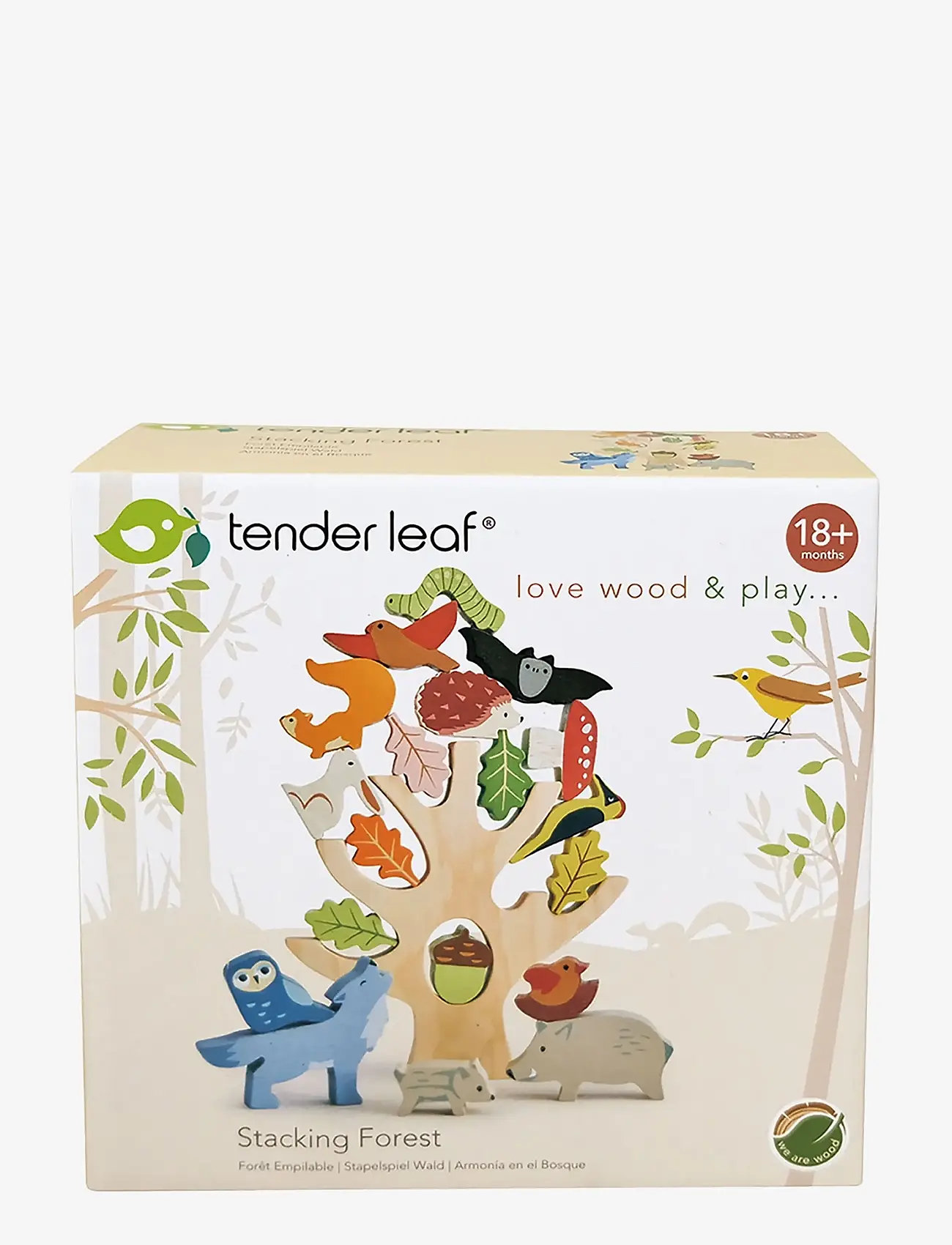 Tender Leaf - Stacking Forest - träpussel - multi - 2