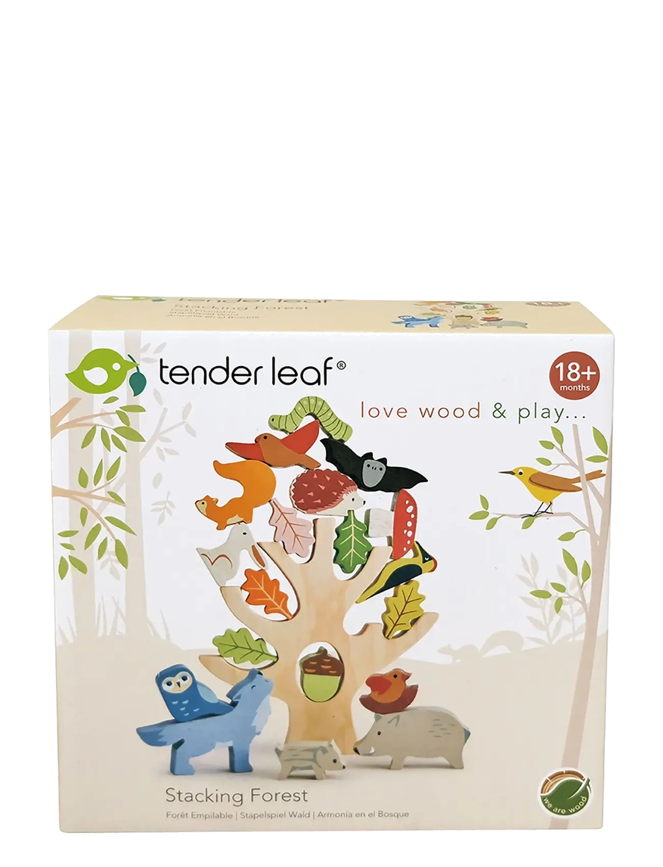 Tender Leaf - Stacking Forest - puslespill i tre - multi - 2
