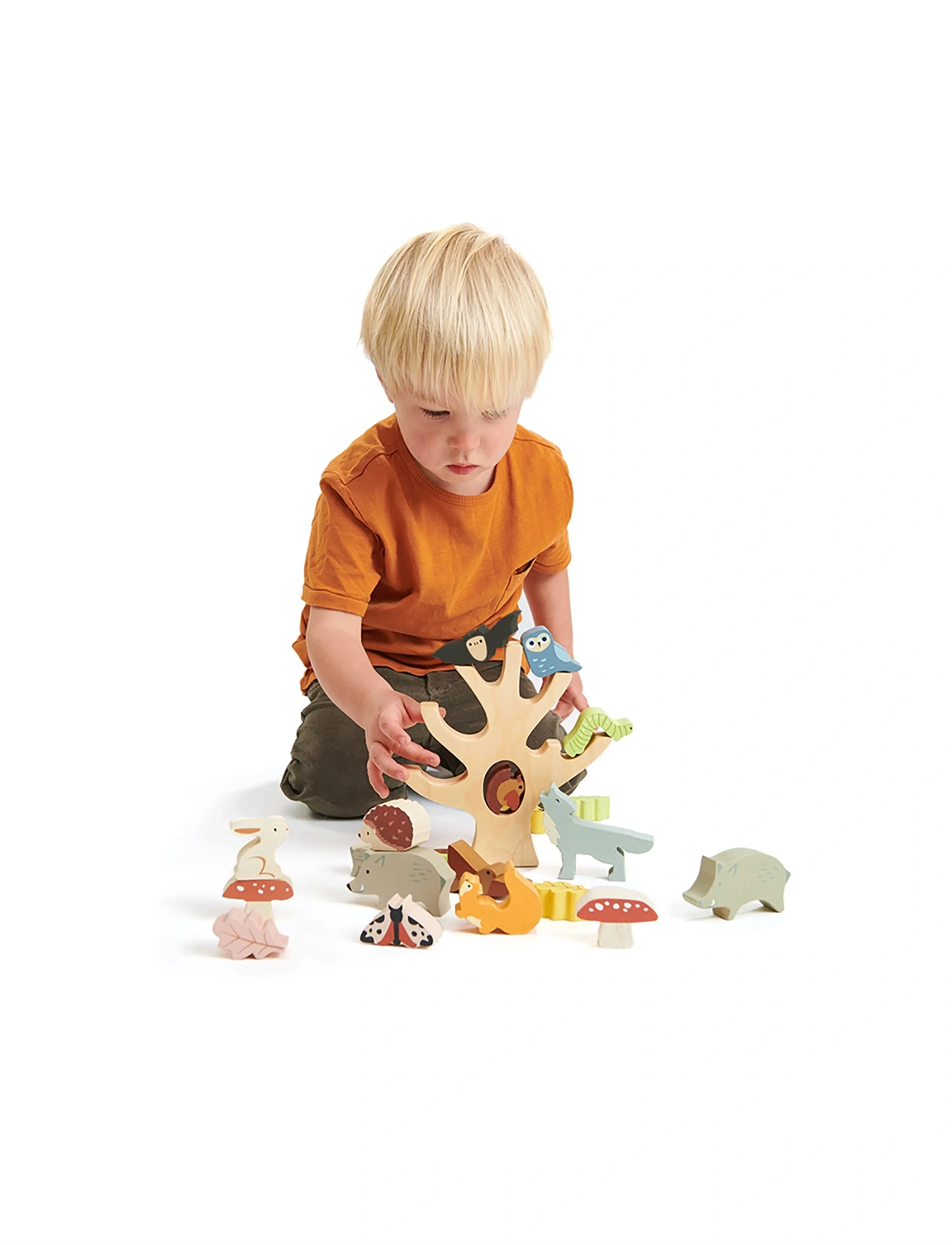 Tender Leaf - Stacking Forest - puslespill i tre - multi - 3
